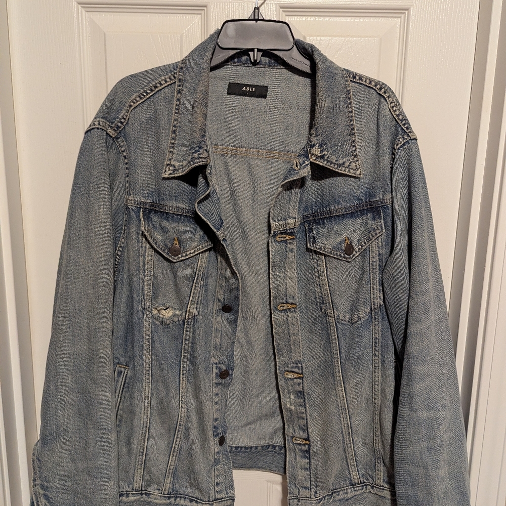 Able Merly Blue Denim Jacket - image 1